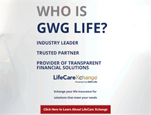 Tablet Screenshot of gwglife.com